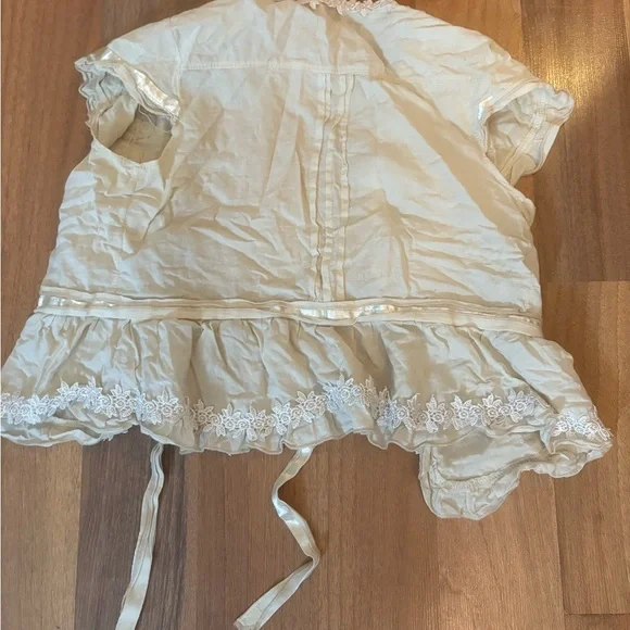 Cream Lace Vest - Picture 2 of 2